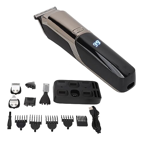 Tondeuse à cheveux électrique pour coiffures tendance avec écran LED clair