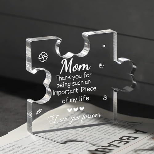 Image of Heart shaped plaque gift (Mom)