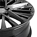 SCITOO wheel rims size:17 * 7.0in,ET:45,H/PCD:5 * 114.3,CB:60.1,1 pcs HYPER BLACK