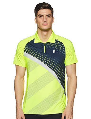 Image of Amazon Brand - Symactive Men's Printed Regular Fit Polo