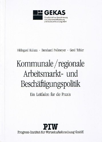 Kommunale /regionale Arbeitsmarkt- und Beschäftigungspolitik: Ein Leitfaden für die Praxis