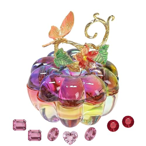 Generisch Elegante caja de joyería con diseño de mariposa, con función de presentación decorativa, organizador de pendientes de alta calidad, perfecto para mujeres, madres, salón, tocador