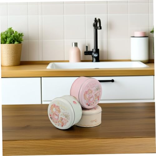 Boîtes métalliques à biscuits lapin Cabilock : 3 récipients hermétiques pour snacks de Pâques - 5