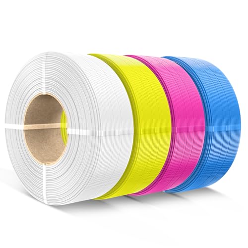 Image of SUNLU Filament Refill 1.75mm,White+Magenta+Yellow+Cyan