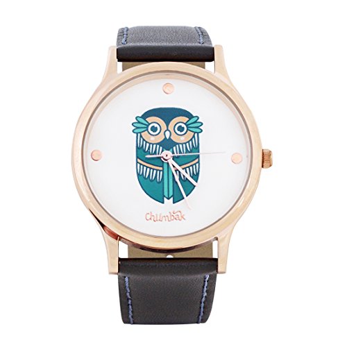 TEAL BY CHUMBAK Round Dial Analog Hand Watch for Women Wrist