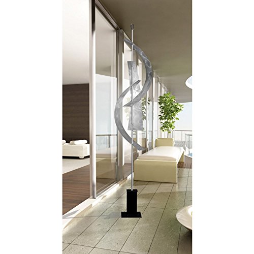 Statements2000 94-Inch Large Abstract Indoor Outdoor Garden Decor, Metal Yard Sculpture, Silver Maritime Massive By Jon Allen Metal Art #TOP4