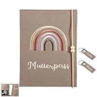 Mutterpass Schutzhülleaus Aus Filz Mit Fächern, Mutterkindpasshülle österreich,Hülle Mutterpass,Mutterpass Schutzhülle,Mit Gummiband, Für Versicherungskarten