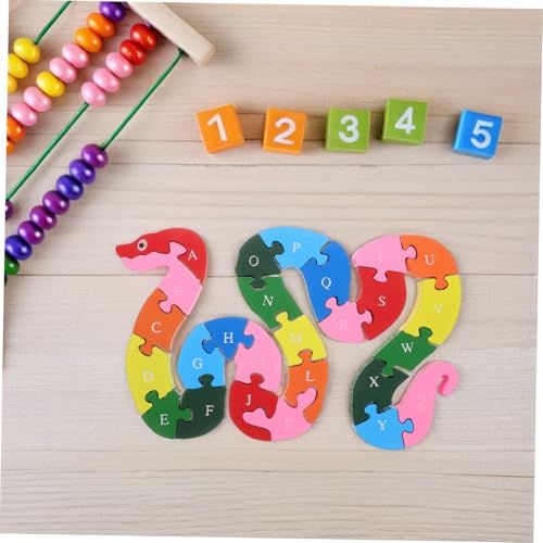 Puzzle en bois ABC pour stimuler la coordination main-œil - 5