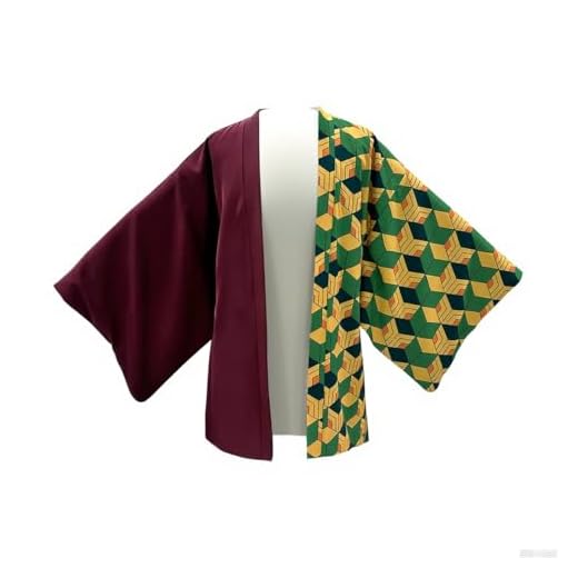 MeYuxg Giyū Tomioka Anime Disfraz, Cosplay Kimono Capa Disfraz Demon Hashira Carnaval Halloween - M