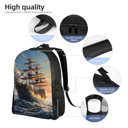Mochila Retro Unisex para Senderismo y Viaje Impermeable miniatura 5