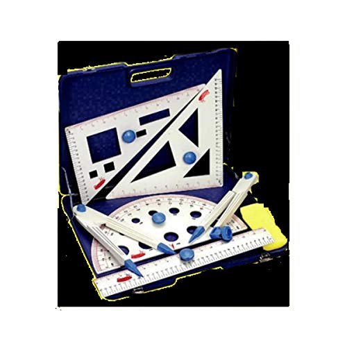 MATHWORLD TEACHERS GEOMETRY SET JUMBO SIZE With brief case