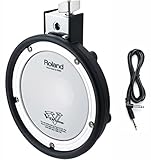 Roland PDX-6A 6 inch Single Zone V-Drum Pad and Silverline Audio 10ft Cable Drum Bundle