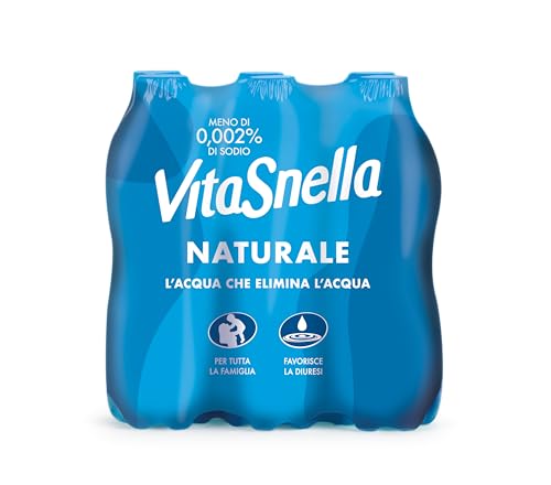 Vitasnella Acqua Oligominerale Naturale, 6 x 0.5 L