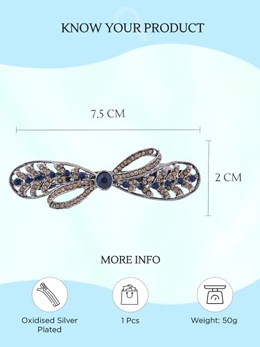 Crystal French Hair Clips, Elegant Accessories