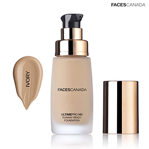 Image of FACESCANADA Ultime Pro HD Runway Full Ready Natural Liquid All Skin Foundation Ivory 01