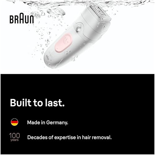 Braun Epilator Silk-&eacute;pil 5, Hair Removal Device, Women Shaver & Trimmer, Wet and Dry, Includes Skin Contact Cap, SE5-011, Grey