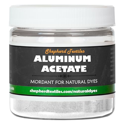 Shepherd Textiles Aluminum Acetate Mordant for Natural Dyes, 100 Grams