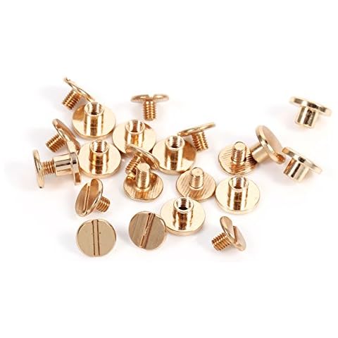 Yosoo Brass Flat Head Button Stud Rivets Cover