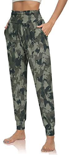 Image of UEU Women's Cozy Yoga Joggers Pants Loose Workout Sweatpants Comfy Lounge Pants with Pockets