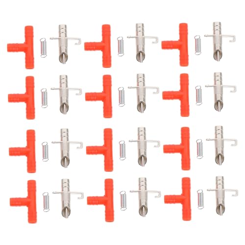 IWOWHERO Automatic Waterer for Rabbits Birds 30 Sets Stainless Steel Plastic Material