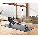 Treadmill Mat, 7'x3'/6'x3'/6'x2.5'/5.6'x2'/4'x2', 6mm Thick Exercise Equipment Gym Mat for Hardwood FloorCarpet, Compatible with Peloton Bike, Indoor Spin Bike, Elliptical - Image 3