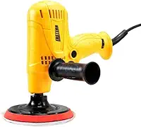 Politriz Elétrica para Polir Carro Fasterr 700W 127V Polidora Automotiva Rotativa Disco 125mm Rosca M14 com 6 Velocidades 600-4100 RPM, Acompanha Boinas de Lã, Espuma e Empunhadura Auxiliar