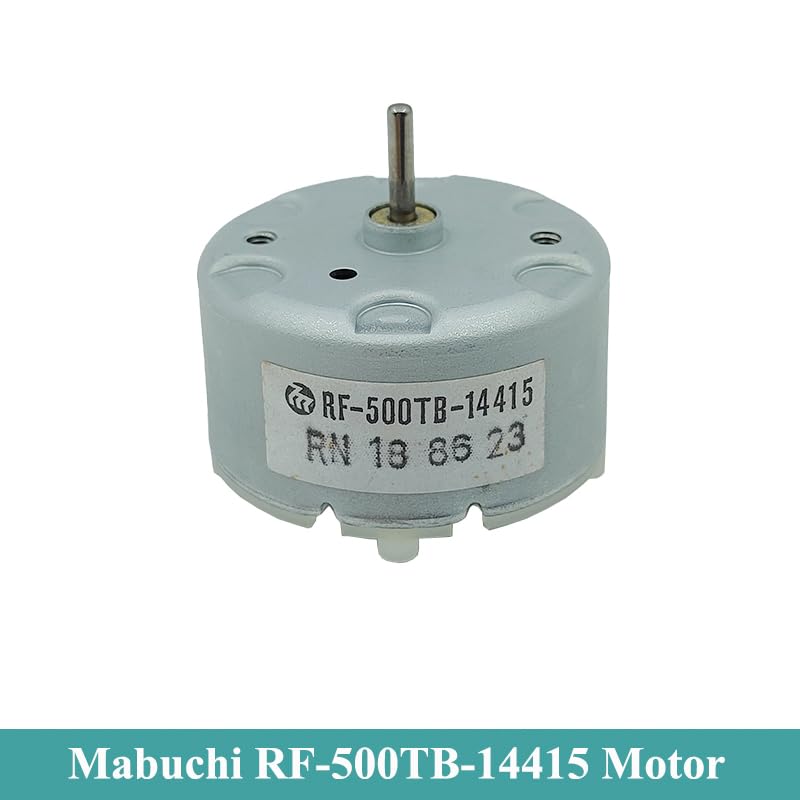 Mabuchi RF-500TB-14415 Mini 32mm Round Spindle Motor DC 3V 5V 6V 3700RPM Precious Metal Brush Micro 500 Motor for DIY CD DVD Player