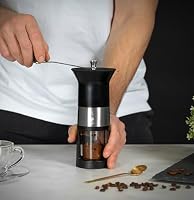 Bialetti Manuelle Kaffeemühle von, Edelstahl, Mattschwarz – Ansicht 5