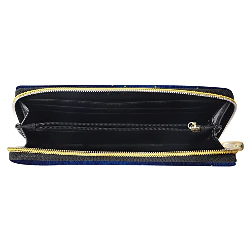 Mumeson Novelty Cats Stars Print Women Rfid Wallet Leather Purse Long Clutch Bag Credit Card Holder #TOP3