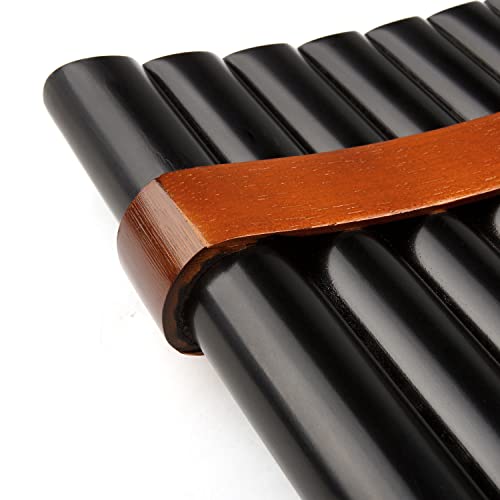 15 Pipes Pan Flute G Key Chinese Traditional Musical Instrument Pan Pipes Woodwind Instrument (Left Hand) #TOP7