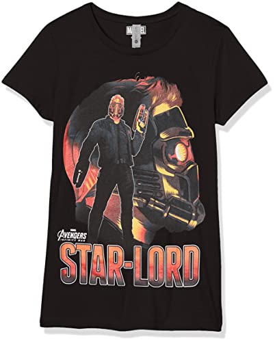 Image of Marvel Little, Big Star-Lord SIL Girls Short Sleeve Tee Shirt
