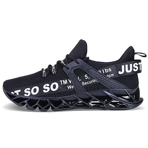 Image of JSLEAP Mens Running Shoes Non Slip Athletic Walking Blade Type Sneakers