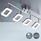 Die Lichtquelle sorgt mit 4x 330 Lumen und 3.000 Kelvin für eine warmweiße Beleuchtung. Der Diffusor reduziert die Lichtstärke und verteilt das Licht sanft. Ihr Raum erhält eine gemütliche Atmosphäre.