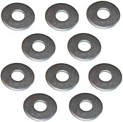 [20 Pack] 1/2" x 1-1/2" OD Stainless Steel Fender Washer - Choose Size Metal Flat Washers for Bolts (304 Stainless Steel)