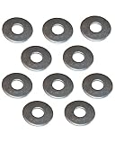 [20 Pack] 1/2" x 1-1/2" OD Stainless Steel Fender Washer - Choose Size Metal Flat Washers for Bolts