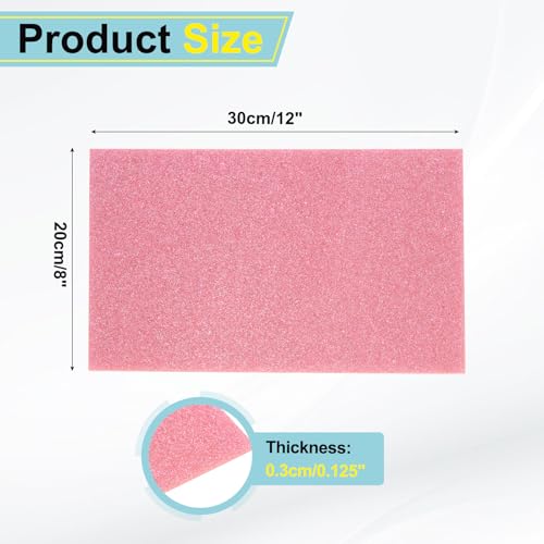 Image of MECCANIXITY 1 Pcs Pink Glitter Acrylic Sheets 1 /8 inch Thickness 12 inch x 8 inch Glossy PMMA Fluorescent Plastic Sheets Extruded Translucent Blanks for DIY Art Crafting Laser Cutting & Engraving