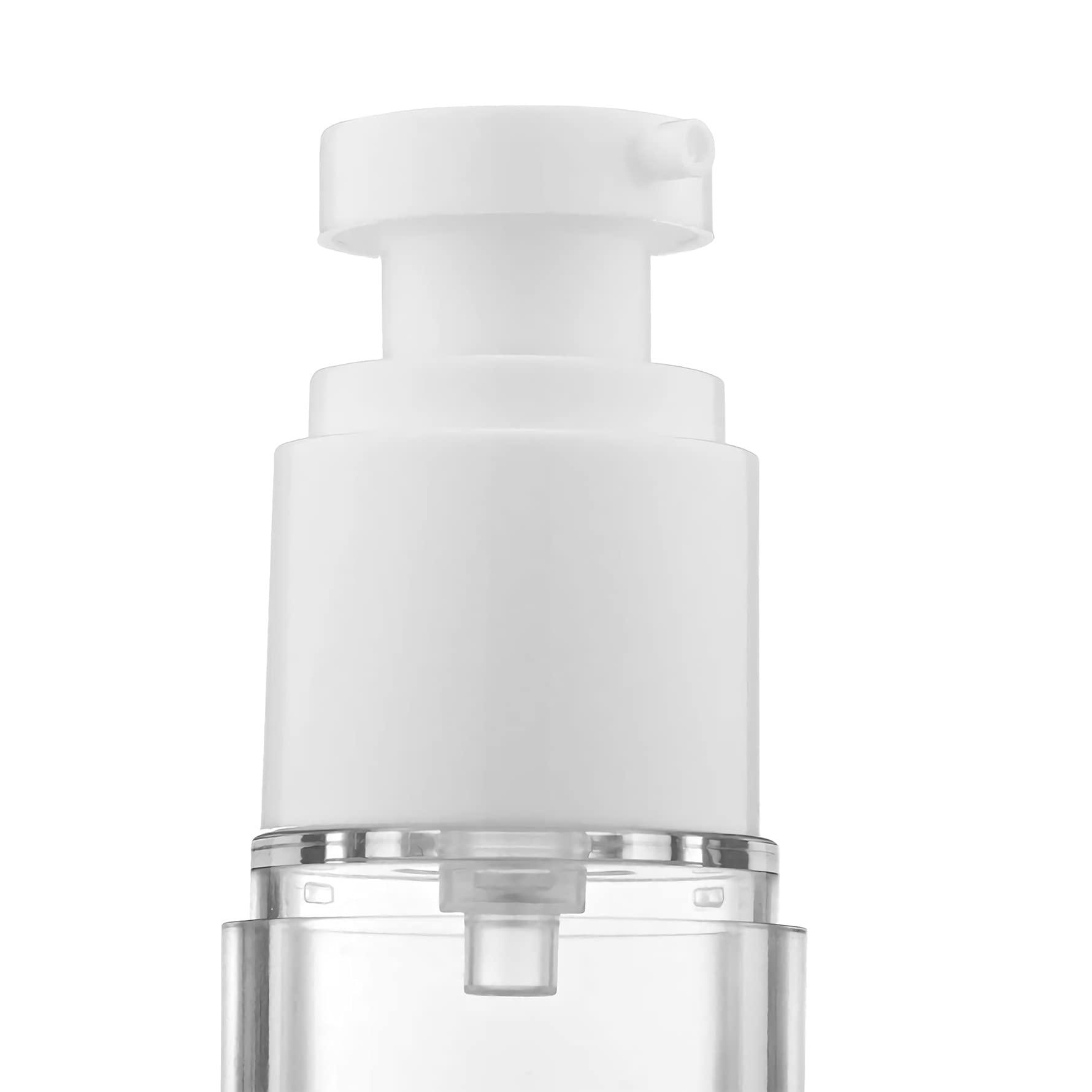 WOFASHPURET 2x 30ml Airless Pumpspender – Leere Cremeflasche Aus Kunststoff, Nachfüllbar, Dicht