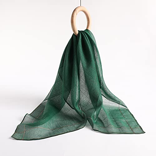 Wincess Yu Square Scarf For Women Satin Scarf Fahion Bandana Plaid Neckerchief Grid Neck Scarf For Lady For All Season #TOP2