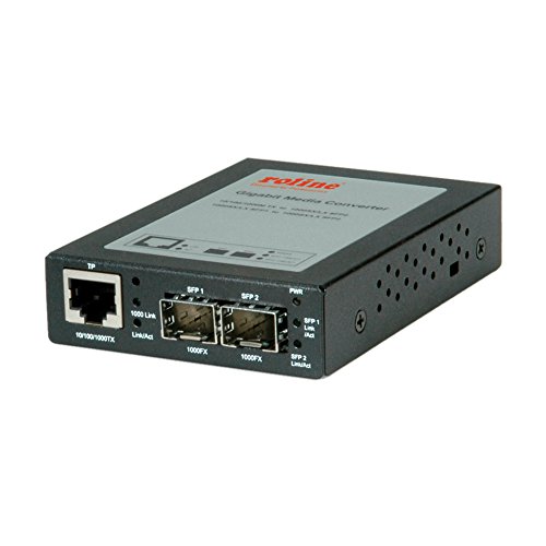 Preisvergleich Produktbild ROLINE 21131067 Gigabit Konverter RJ-45 - Mini-GBIC schwarz