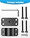 JISHAHS Aluminum Mount for Lowrance Eagle Eye 9 Sensor - Compatible with Various Rod, Easy Installation - Aluminum Alloy Material - Sturdy and Durable