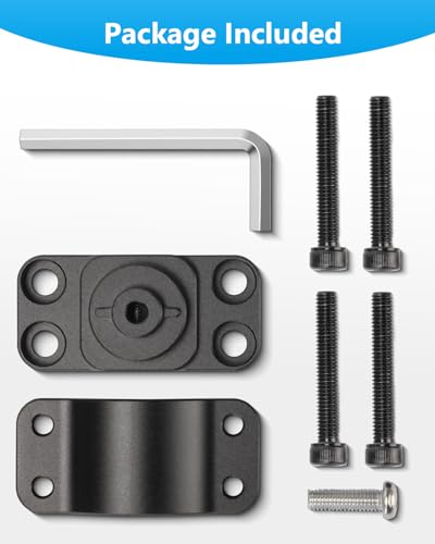 Image of JISHAHS Aluminum Mount for Lowrance Eagle Eye 9 Sensor - Compatible with Various Rod, Easy Installation - Aluminum Alloy Material - Sturdy and Durable