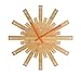 Alessi Raggiante Wall Clock, 48.00 x 48.00 x 7.00 cm, Wood