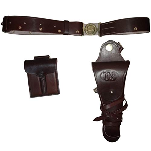 warreplica US1912 .45 1911 Holster with Belt & Double Mag. Pouch Set - Reproduction