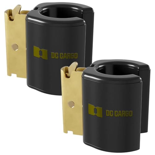 DC Cargo Mall E Track Tool Holder (2 Pack) Secure Rakes Shoring Beams Shovels & Hoses E Track Accessories for Trailers and Warehouses