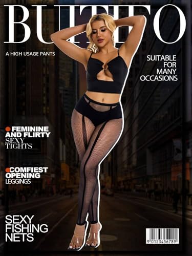 Image of Buitifo Women Sexy Tights Fishnet Opening Leggings Lingerie Pants | Stripe Pantihose Sheer Mesh Bikini Cover Up Cute for Outfits One Size