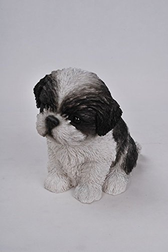 Hi-Line Gift LtdPet Pals - Sitting Shih Tzu Puppy - Black Statue