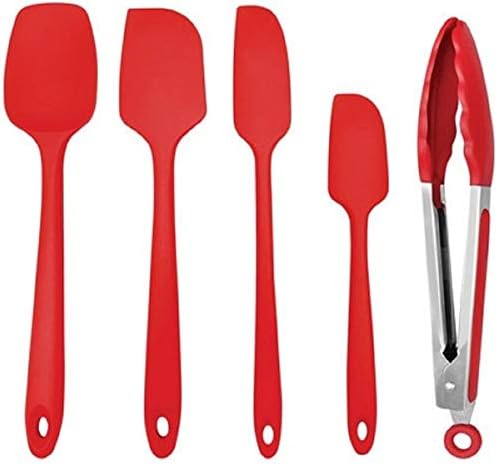 Kit Completo Espátula Silicone Confeiteiro Pegador Pinça Churrasc...