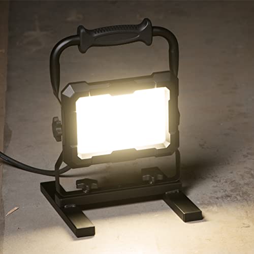 Preisvergleich Produktbild proventa® WorkSite LED-Arbeitsstrahler IP65 50W 3.600lm 5m Zuleitung IK08