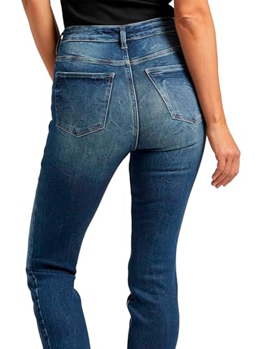 Silver Jeans Co. Women's Infinite Fit High Rise Straight Leg Jeans-Legacy4
