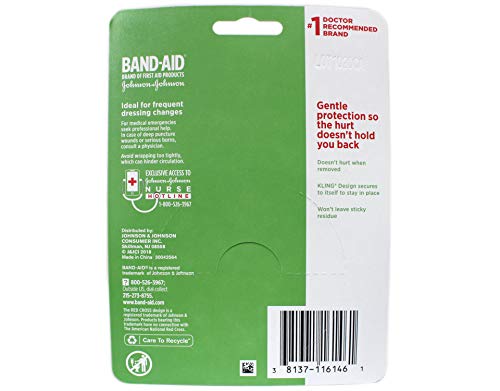 Johnson & Johnson First Aid Wrap, Hurt-Free, 2 Inch #TOP1